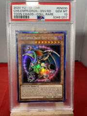 Chaos Emperor Dragon - Envoy of the End - TOCH-EN030 - Unlimited - Collector's Rare - Gem Mint PSA 10 - 53461207 - POP 2